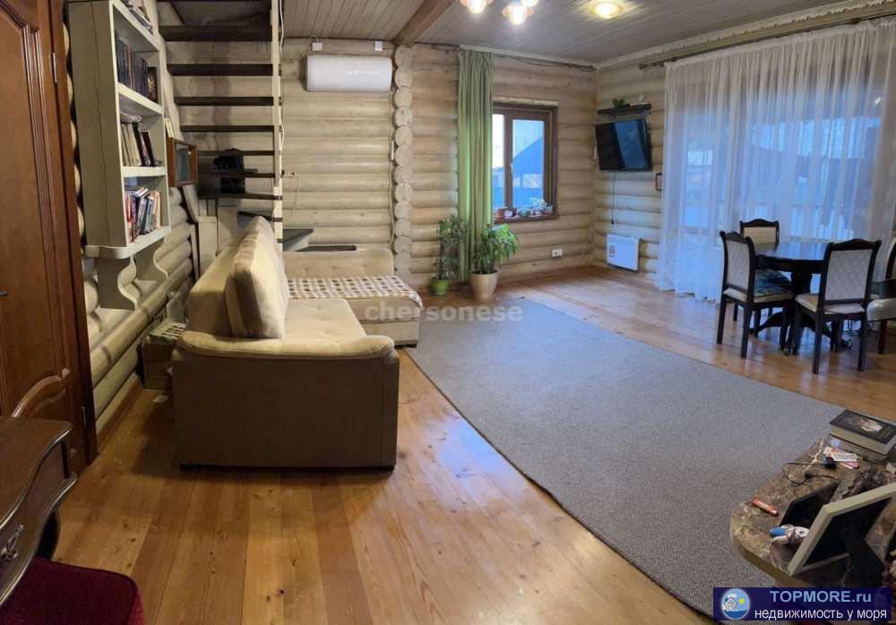 Продается новый красивый просторный дом 120кв.м. из экологичного бревна камерной сушки в удобном районе Фиолента в СТ...