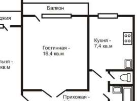 Продам 2 комнатную квартиру в центре Евпатории по проспекту Ленина...