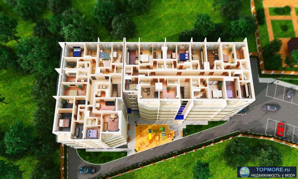 Жилой Комплекс 'Жемчужина у моря'  - Срок сдачи - Апрель 2020 года  Это - уникальный 5 этажный жилой комплекс c... - 13