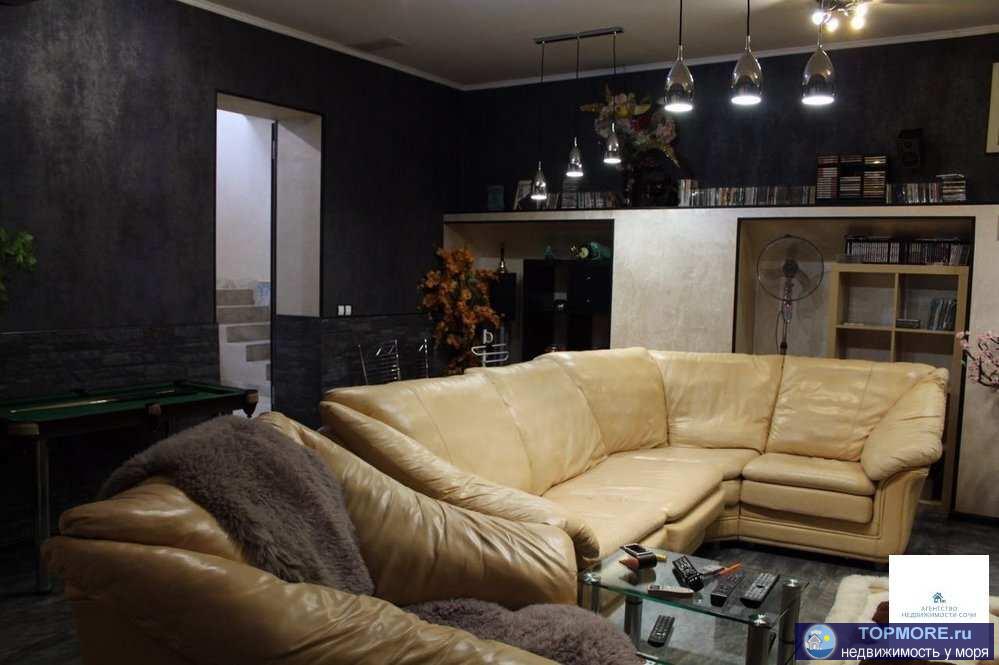 Продается шикарная двухуровневая квартира! На первом этаже находится обустроенная зона отдыха: бассейн, сауна, бар,... - 1