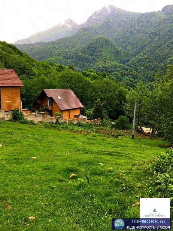 Продется участок в Красной поляне. Участок правильной формы, расположен на небольшом склоне. Шикарный вид на горный... - 2