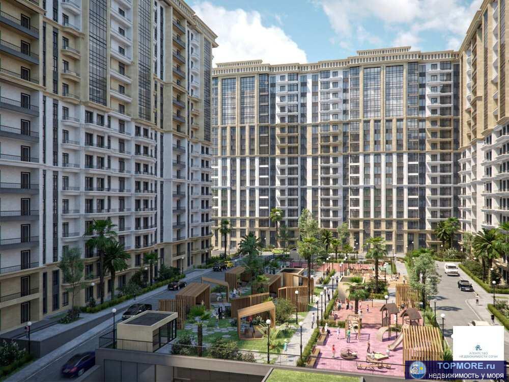 Продажа квартир в новом, Лучшем комплексе в центре города. Большая квартира свободной планировки.На территории... - 2