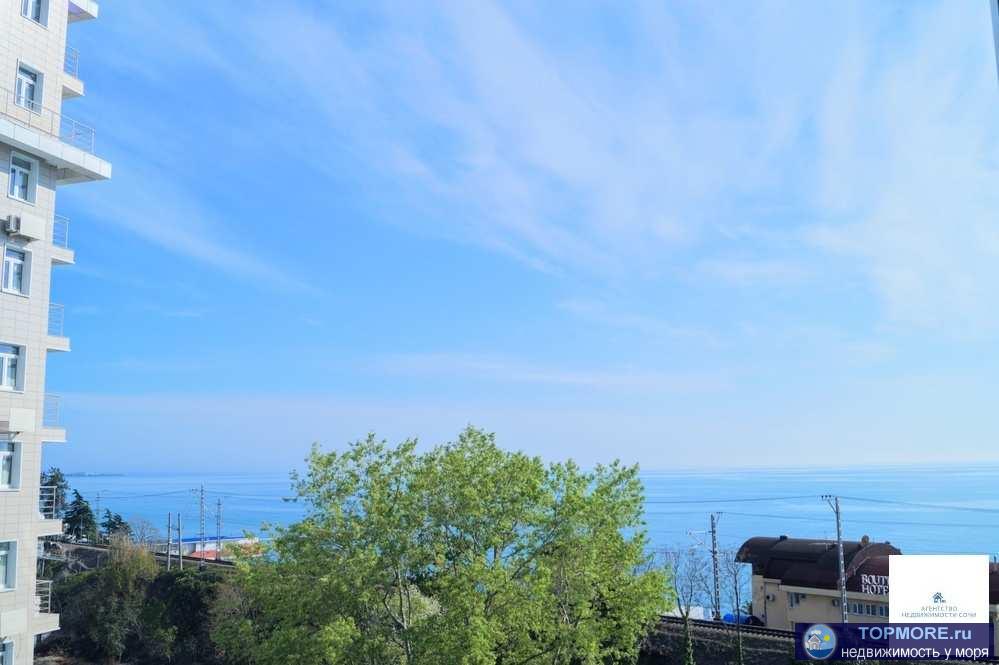 Продам новую 2 – комнатную квартиру в ЖК «Посейдон». Панорамные окна с видом на море и порт Сочи. Планировка евро... - 1
