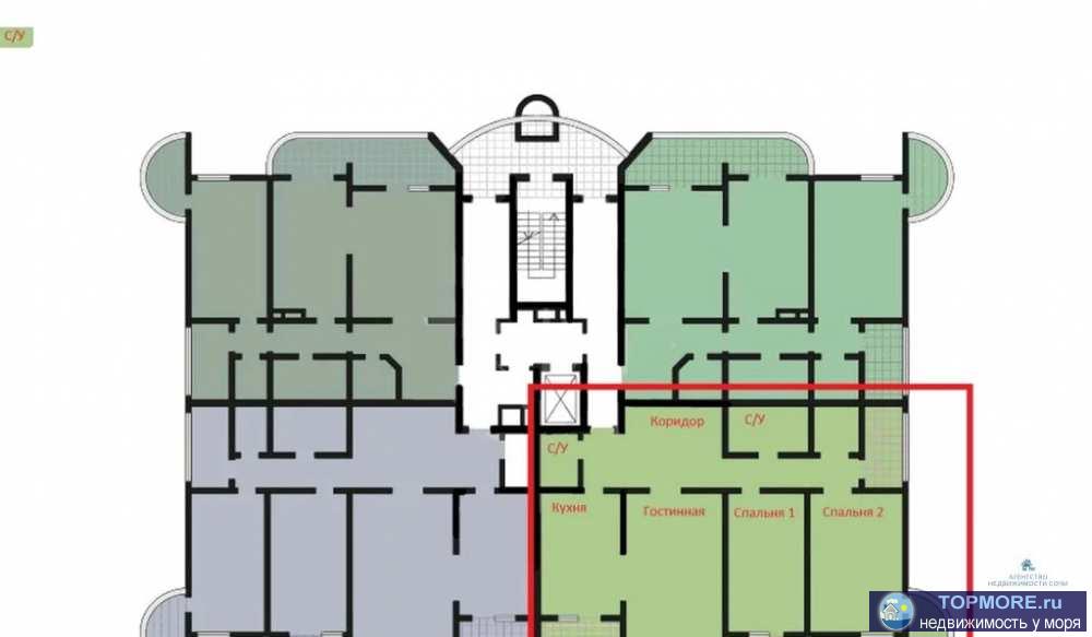 Продаю 3-комнатную квартиру в центре Сочи площадью 189 кв м. Удобная продуманная планировка: две спальни, гостинуа,...