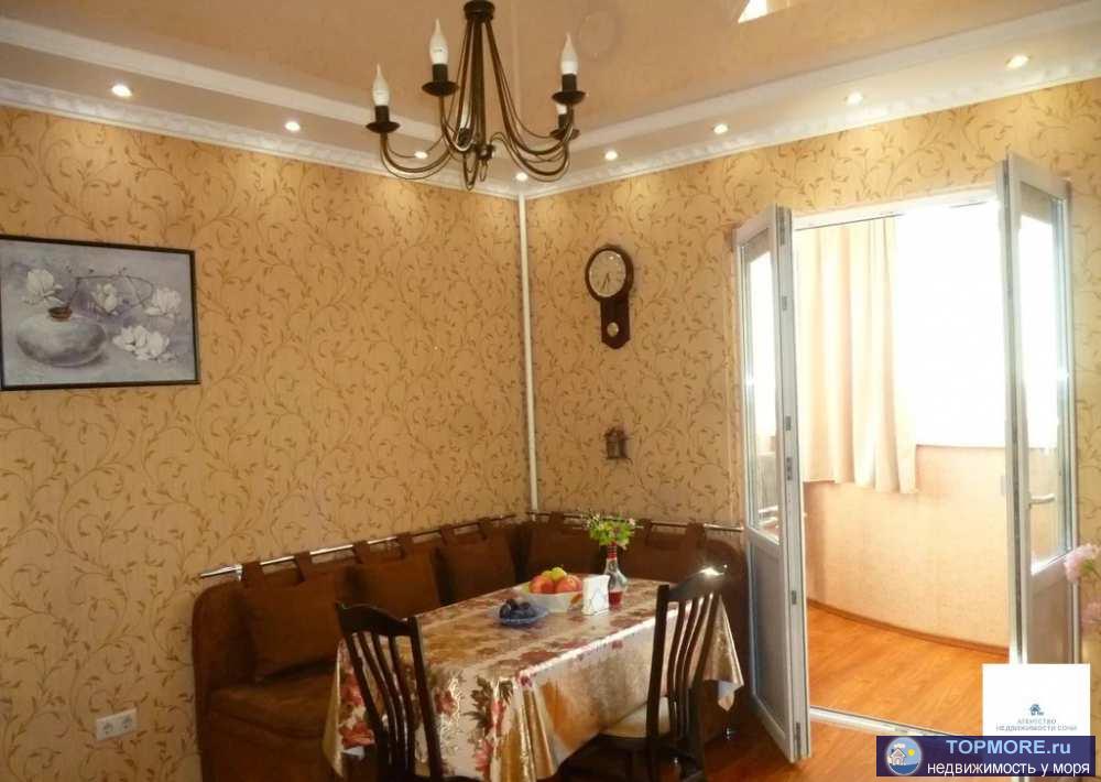 Продается большая 2-х комнатная квартира по факту 3-х комн. в г. Сочи, Лазаревское в ЖК бизнес-класса Coral House...