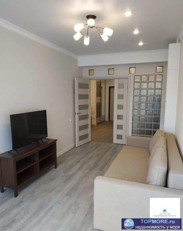Продам 2х комнатную квартиру в новом доме ЖК «Рио-де-мамайка2». Евроремонт, новая мебель, тёплые полы по всей... - 2