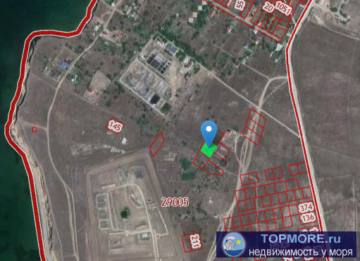 Предлагается к продаже участок 9,7 соток в городе Севастополь поселок Кача.  Участок ровной прямоугольной формы.... - 2