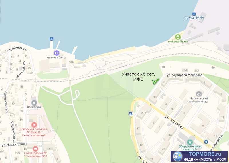 Продажа / Земельные участки, Севастополь, улица Адмирала Макарова, 6 500 000 р. Продается шикарный видовой участок в исторической части города по ул. Генерала Макарова в Ушаковой балке. С участка...