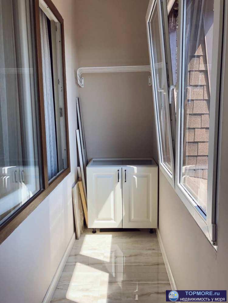© Яндекс Условия использования  Красивая квартира 40 метров с очень большим балконом. Шикарный вид на море.До моря... - 1