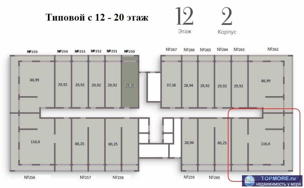 Продам квартиру в строящемся современном жилом комплексе бизнес-класса. Один из лучших жилых комплексов в г.Сочи,...