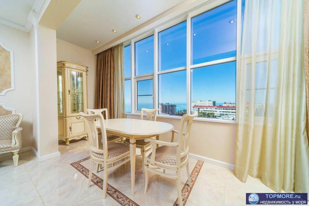 Квартира в жк Московия!106 м2 с ремонтом, мебелью и техникой. Вид на море! 