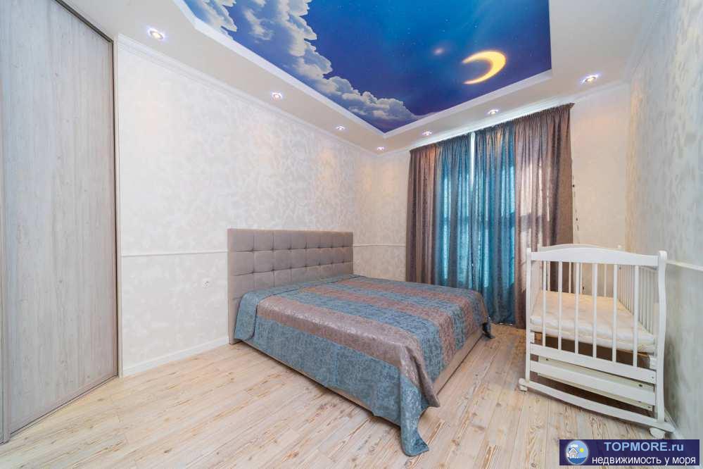 Квартира в жк Московия!106 м2 с ремонтом, мебелью и техникой. Вид на море!  - 2