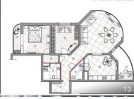 Трехкомнатная квартира 102 кв.м. с прекрасными видовыми...