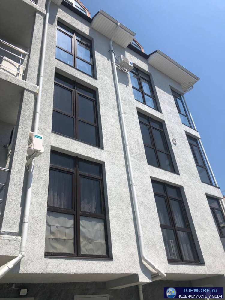 Квартира в тихом спокойнм месте. Полноценная двухкомнатная квартира с предчистовой отделкой. Боковой вид на море. Все... - 1