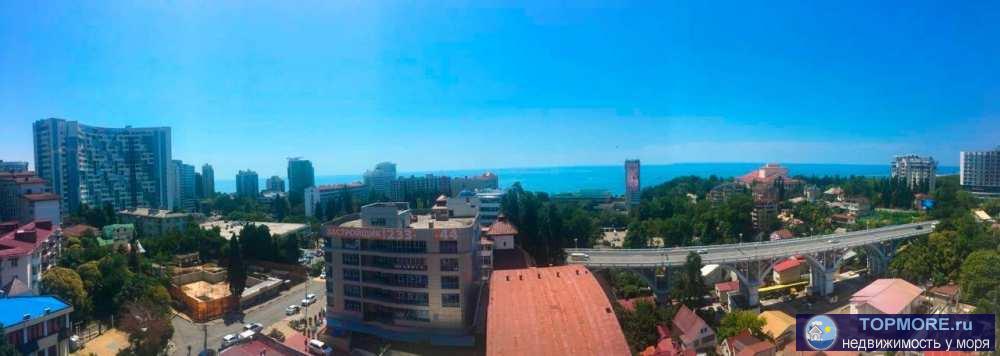 Продается квартира-студия в самом востребованном районе Сочи, низ Светланы. Квартира имеет шикарный  панорамный вид... - 1