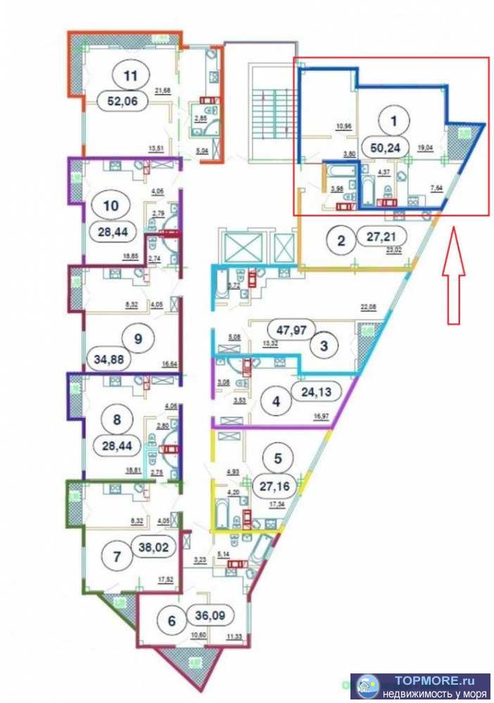 Продажа / Квартиры, Сочи, микрорайон Мамайка, 10 500 000 р. Хотите квартиру у моря с чистейшим пляжем? Что бы набережная была у подъезда? Свежий морской воздух и солнце круглый...