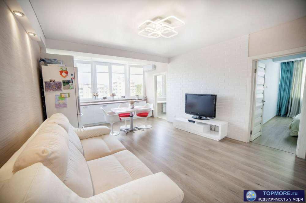 Продается шикарная квартира, общей площадью  60 м2, спланирована в просторную гостиную совмещенную с кухней, спальню,...