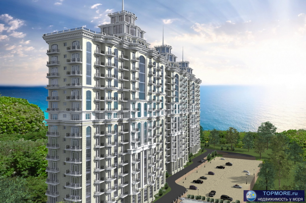 Продаю квартиру с шикарным видом на море в комплексе премиум класса!Квартира со свободной планировкой, 3 окна и 2...