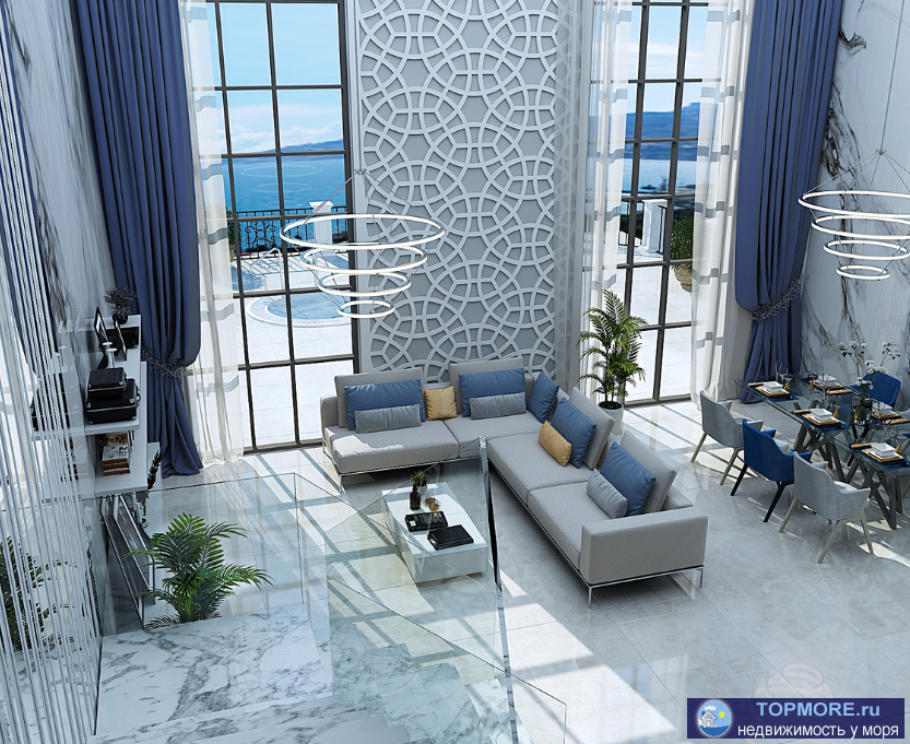 Продаю квартиру с шикарным видом на море в комплексе премиум класса!Квартира со свободной планировкой, 3 окна и 2... - 2