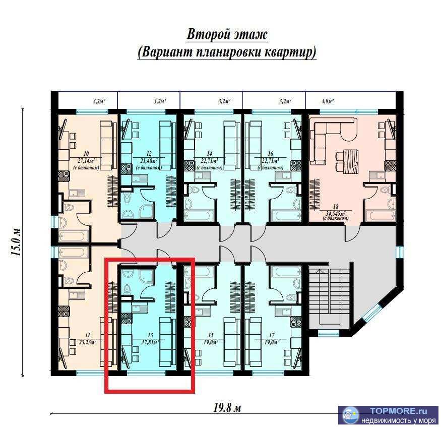 Продам квартиру на мамайке .Предчистовая отделка,уже сделали разводку электрики.Придомовая территория огорожена ,есть... - 1
