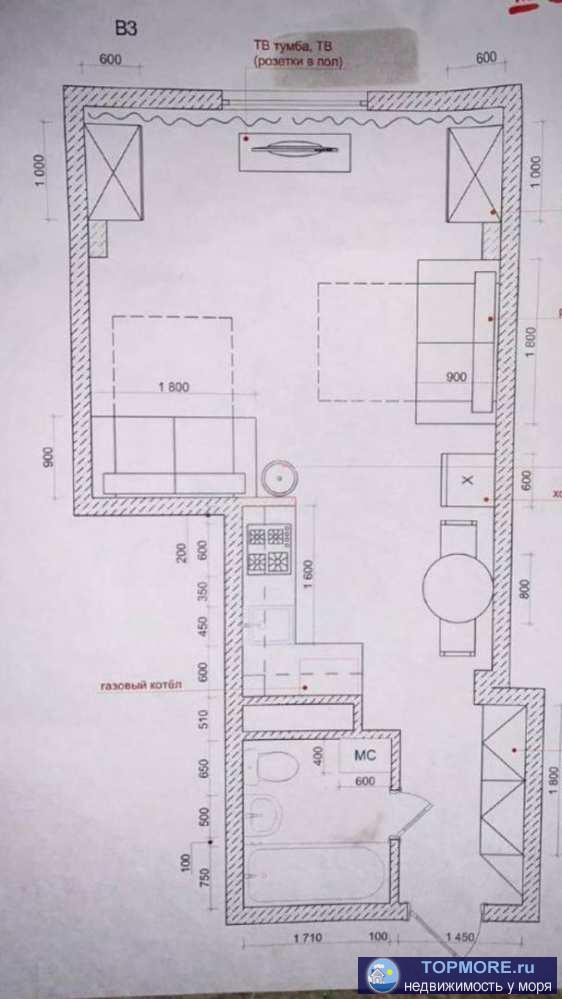 Продам квартиру в жк Весенний 19 на ул. Севастьянова 15. черновая отделка, свободная планировка.Хороший вид из окон,... - 1