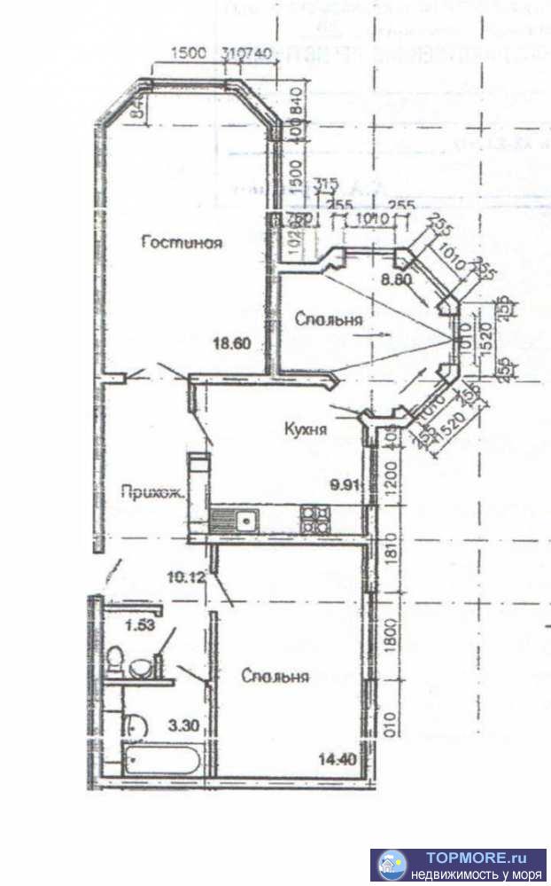 Продаю квартиру в Панинском доме.С хорошим ремонтом. 3 ком и кухня. Вид на море и город. Закрытая придомовая...