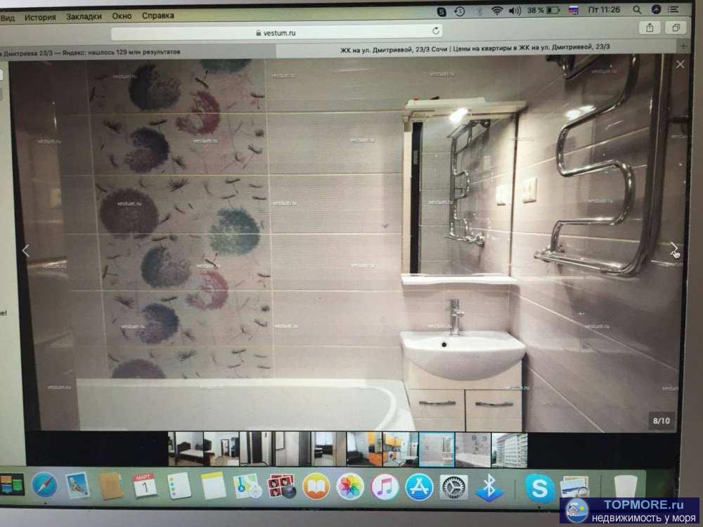 Продается просторная двух комнатная квартира в районе Светланы. Дом бизнес класса, имеется подземный паркинг, детская... - 1