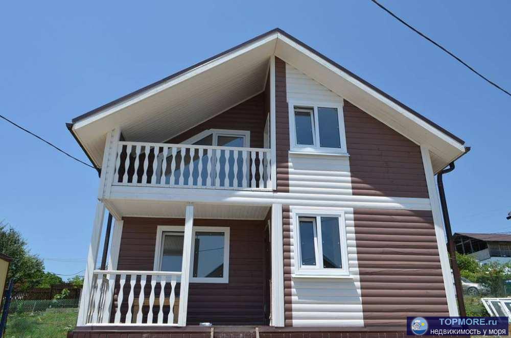 Планировка: на 1-м этаже расположен зал, кухня и гостинная, с/у. На 2-м этаже 3 спальни с балконом. Вид на горы.... - 1