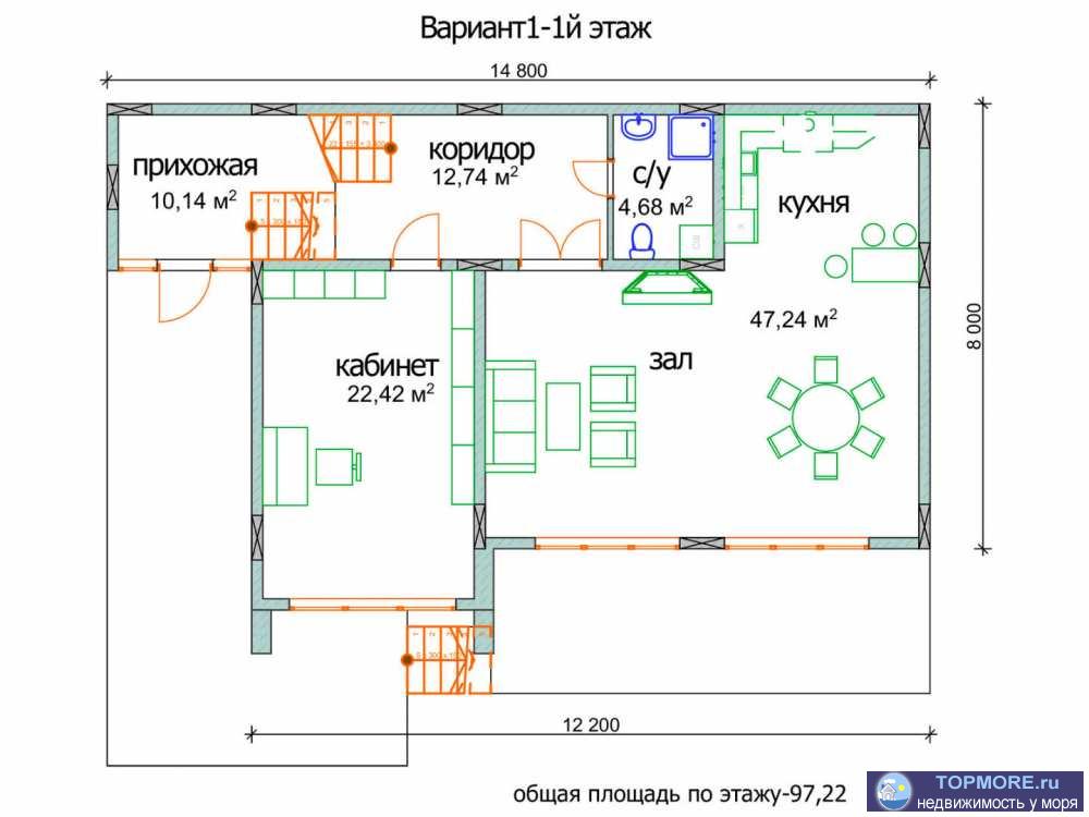 Лот № 127724. Двухэтажный коттедж – самый популярный формат домов. Благодаря свободным планировкам владельцы... - 1