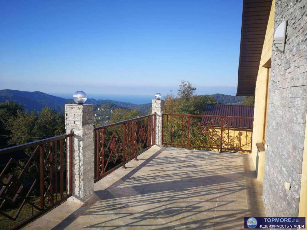 Срочно продам великолепный дом в 6ти км от моря. Закрытая охраняемая територия на 4 котеджа. Дом отделан дагистанским... - 1