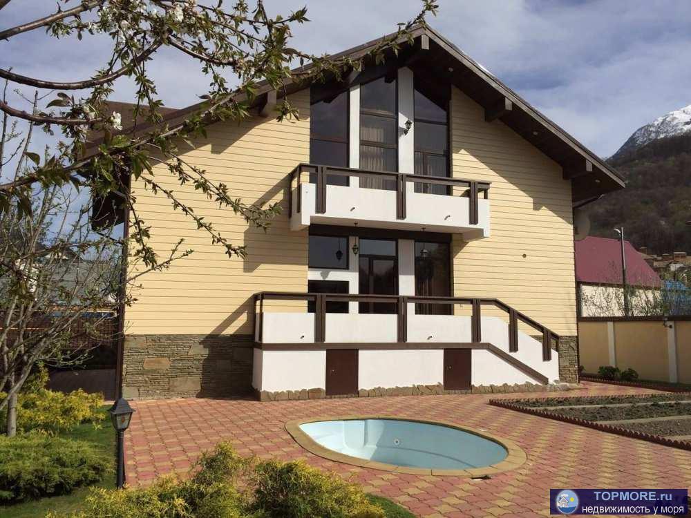 Коттедж 300 м² на участке 8 соток (ижс) в поселке Красная Поляна Эстосадок, в шаговой доступности от основных... - 2