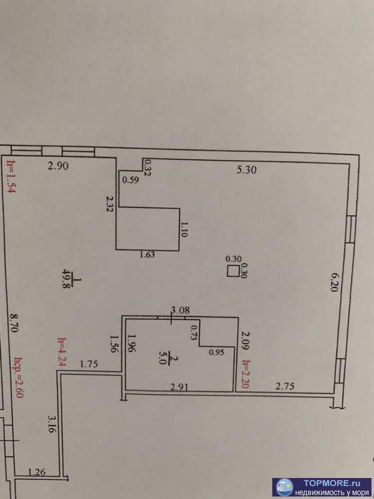      Продается светлая двухкомнатная квартира, площадью 54 кв.м., кухня 10  кв.м., с возможностью перепланировки, до...