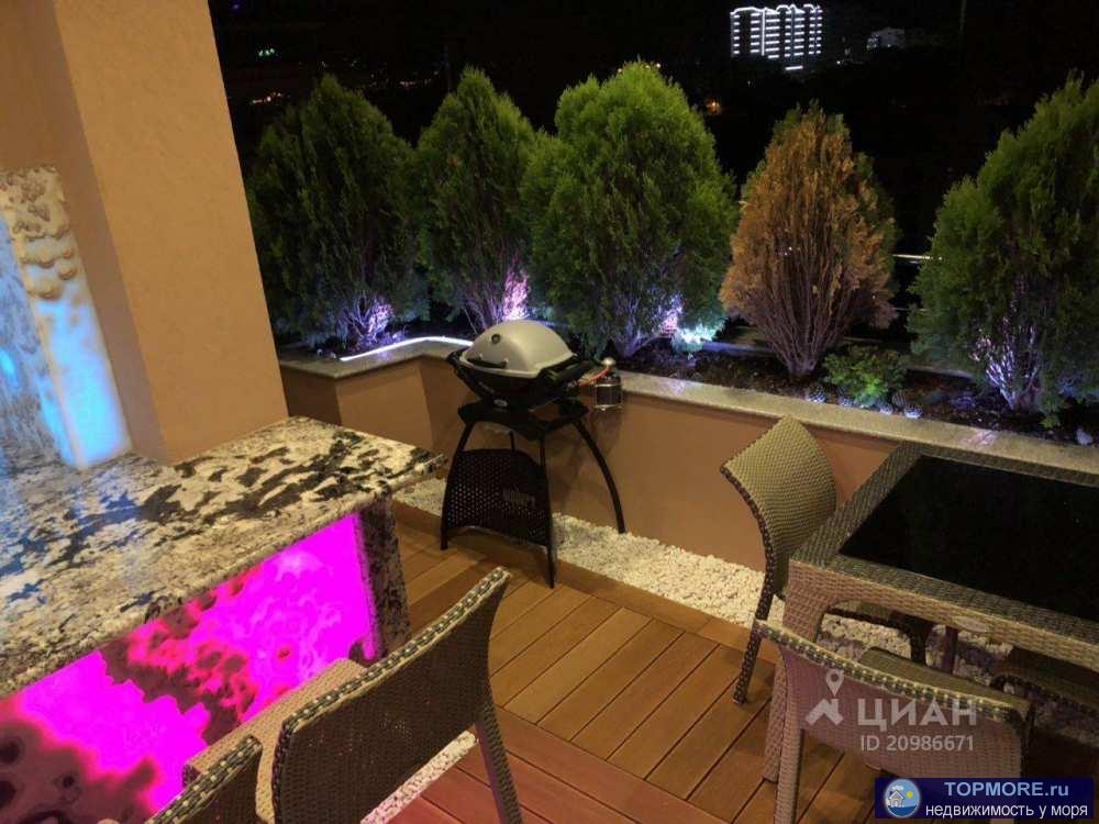 Квартира с дорогой элитной отделкой. Полностью мебелирована итальянской мебелью. Во всей квартире и на террасе... - 2