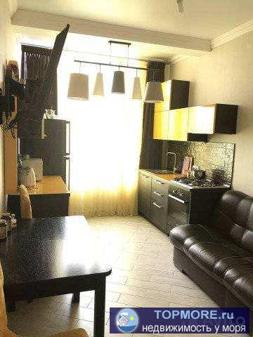 Однокомнатная квартира в живописном районе  ул. Туристическая.  5-7 мин. пешком до моря. Чистый  пляж.  Хороший... - 1