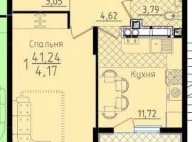 Продается 1 к.кв. в жк Горизонт. Дом сдан в эксплуатацию, документы...