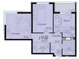 2х - комнатная квартира в г. Геленджике по ул. Туристическая 4Г,...