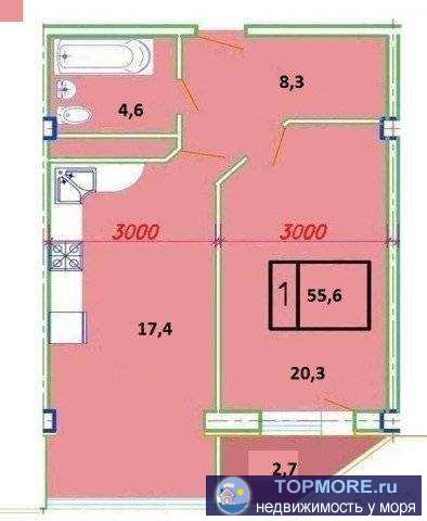 Продажа / Квартиры, Геленджик, Крымская улица, 4 000 000 р. Продам срочно квартиру с готовыми для оформления документами. Вид на море открытое со всех окон квартиры. Автономное... - 1