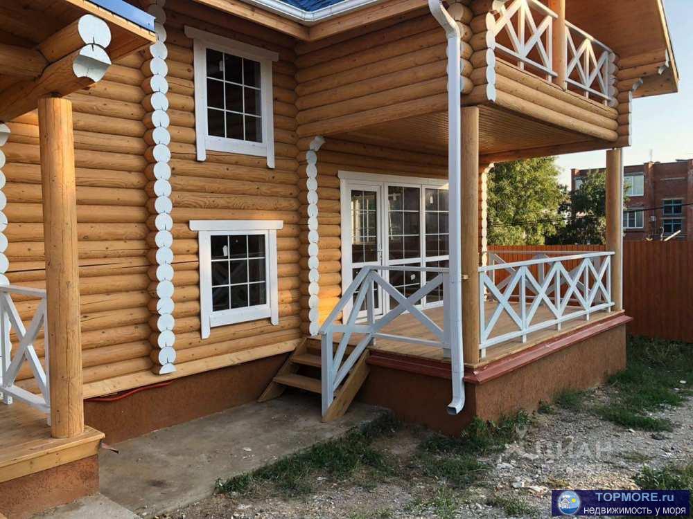 Дом из бруса, новый, строил для себя. Участок 8 соток,ровный, фасад 30 метров, возможно строительство второго дома.... - 1