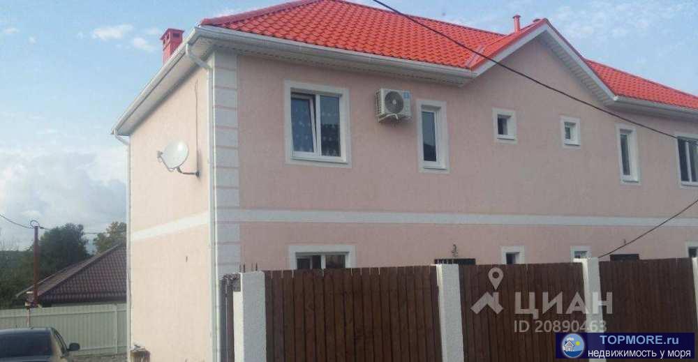 Продается 1/2 ч нового капитального дома , общ.пл. 100 кв.м, с евроремонтом,все коммуникации Центральные ( никаких...