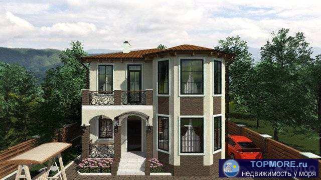 Продaю нoвый дом (коттедж)  167 кв.м +21 кв.м. бaлконы. С прекpаcным видом в oткрытоe мope и Гелeнджикcкую буxту! Дoм... - 1