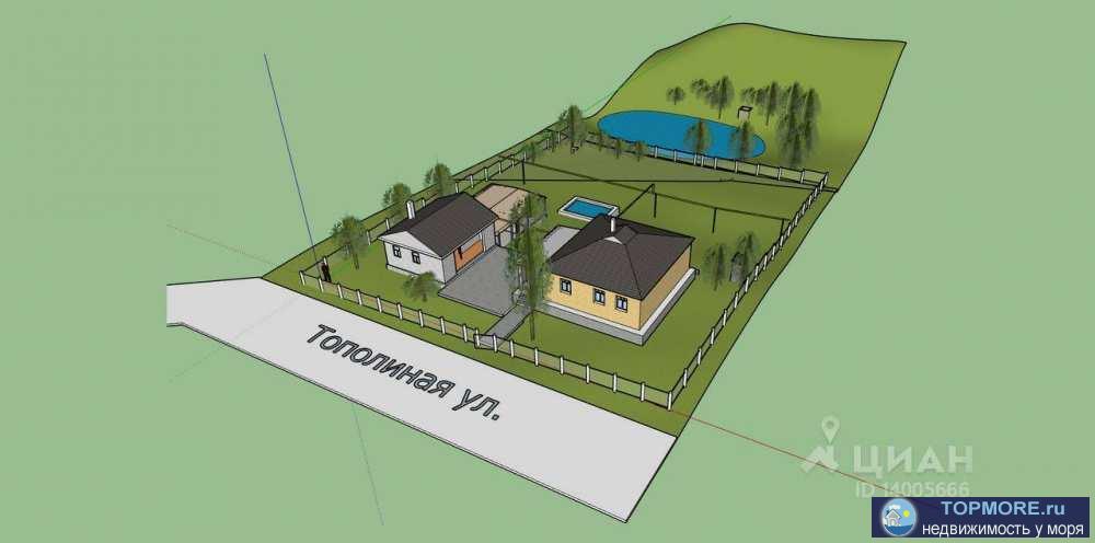 Продажа / Дома и коттеджи, Геленджик, Тополиная улица, 24 500 000 р. Участок 20 соток, до моря 20 мин. пешком. ижс, документы готовы, в собственности более 3 лет. По границам 2 соседа....