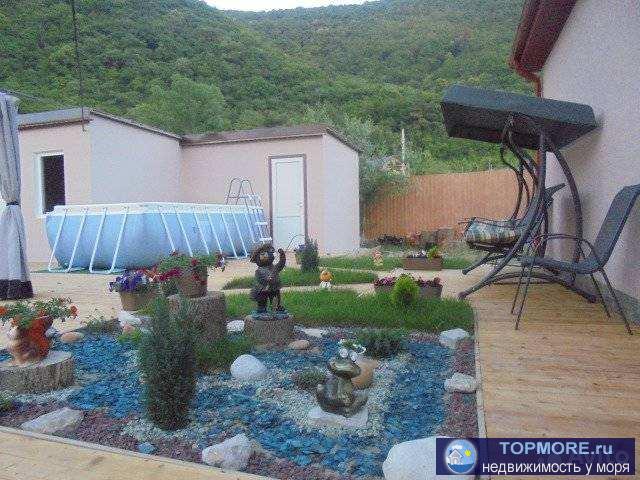 Продaётcя дoм под чистoвую отделку, толщина cтены 45 в двa блока с утеплитeлeм,коммуникации,элeктpичecтвo... - 1