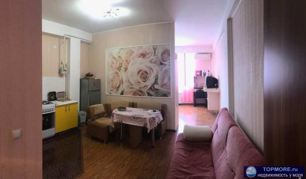 Продается отличная квартира в Сочи в Центральном районе (мкр. Мамайка). Шикарный вид на Храм (Церковь Пантелеимона...