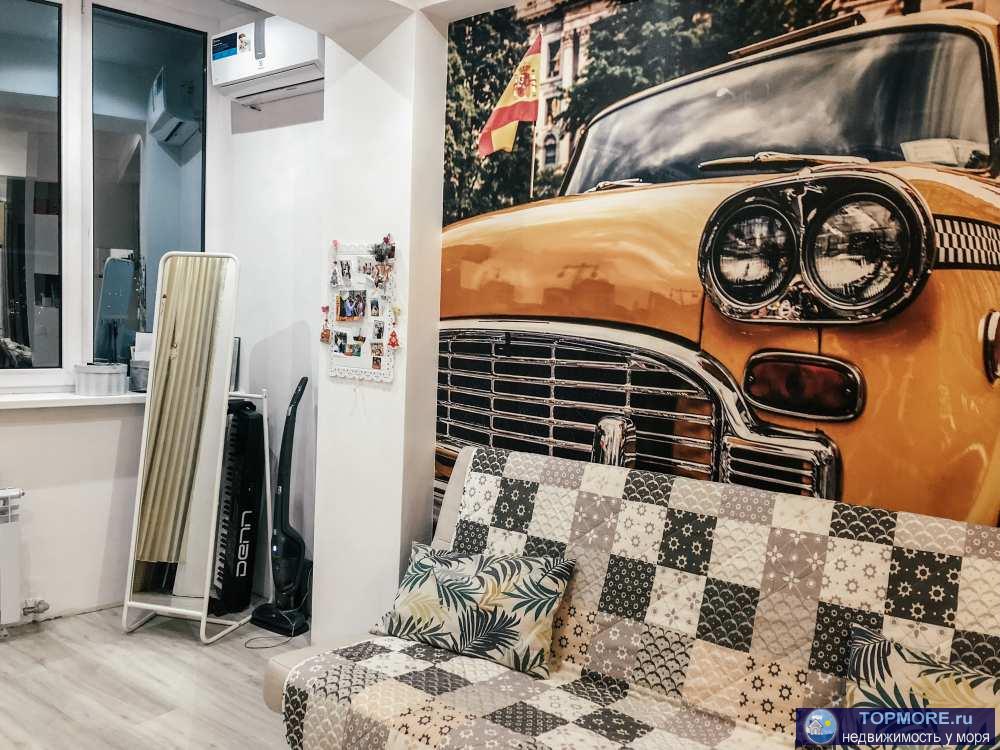 Студия 26 кв.м., высокий этаж, прекрасный вид, полностью с готовым ремонтом, остановки общественного транспорта,...