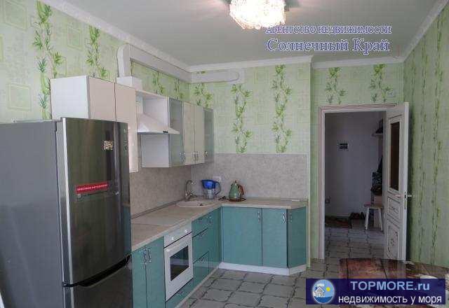 Продаётся новая  ВИДОВАЯ 2-х комнатная квартира бизнес класса в Анапе, с большой кухней, c отличной отделкой и...