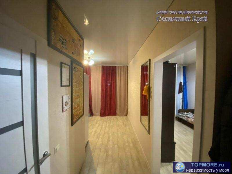 Продаётся  однокомнатная квартира в Анапе. 37 кв.м. В квартире выполнен ремонт: керамогранит на полу по всей квартире... - 1