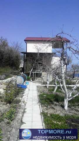 Продается садовый дом 50 кв.м., 4 сотки в г Феодосия, СПК Оптик. Свет подведен, вода привозная. 