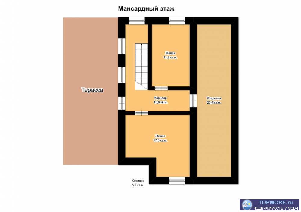 Продам дом 2 этажа, общей площадью 270 м2, в с. Лекарственное Симферопольского района. На первом этаже расположены 2... - 1