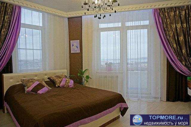 4-х комнатная квартира, площадью 127 м,  с великолепным видом на бухту из каждой комнаты. Хороший ремонт, мебель,... - 2