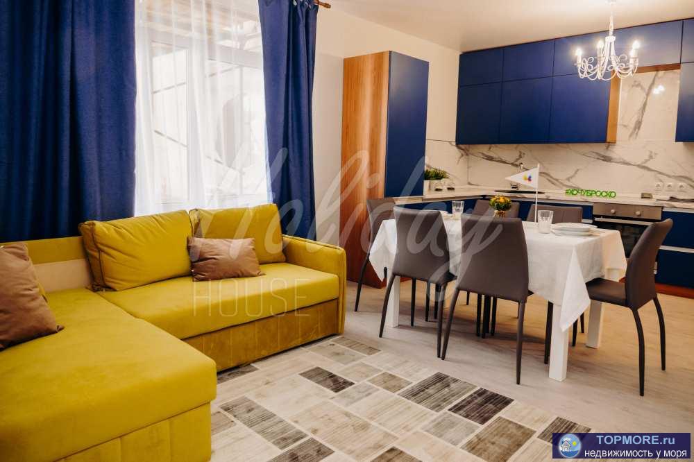 Двухкомнатная  квартира  с ремонтом в новом сданном жилом комплексе.  Большая кухня гостиная! Дом уже заселен.  Общая... - 2